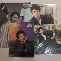 嵐　大野智　クリアファイル 3枚＋アートカードセット