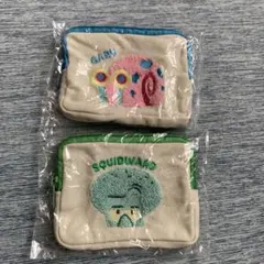 スポンジボブ ポーチ 가챠 2점 세트