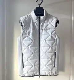 美品 ★ MARK&LONA ダウンベスト フェザー マーク&ロナ 正規品 白