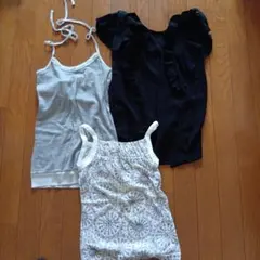 キャミソールなど 3点セット sサイズ　小さめ　プチブランド　レディース　夏服のサムネイル