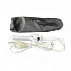 SALONIA カールヘアアイロン ホワイト 収納ケース付き