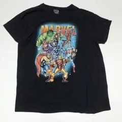 MARVEL マーベル Tシャツ 黒 アベンジャーズ アメコミ　db140