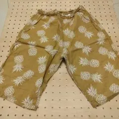 パイナップル柄 ハーフパンツ 140