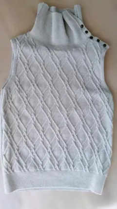 NEWYORKER ケーブル編み ニットベスト Mサイズ