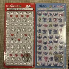 ディズニー　ボンボンドロップシール　スティッチ ベイマックス　mini セット