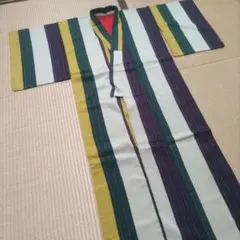 縞柄着物　ビンテージ