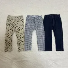 ユニクロレギンスパンツセット　90cm まとめ売り　男の子　女の子　デビロック
