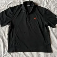 NIKE GOLF ポロシャツ XL 黒 スウッシュ GOLDEN PLAZA