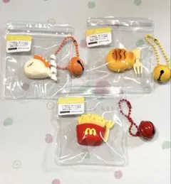 ミニスクイーズ　キーホルダー【食べ物】