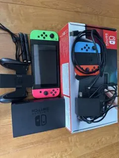 ジャンク】Nintendo Switch 本体+ケース+SDカード - メルカリ
