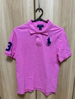 POLO RALPH LAUREN ビッグポニー ポロシャツ ピンク L