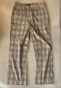 BURBERRY ＬONDON ノバチェック柄カジュアルパンツ40サイズ男女兼用