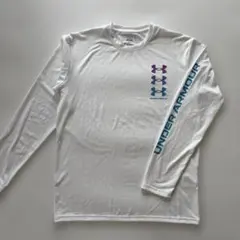 【UNDER ARMOUR】長袖Tシャツ ホワイト Mサイズのサムネイル
