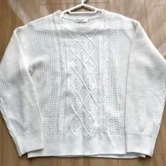 【chocol raffine robe】ニット Mサイズ アイボリー