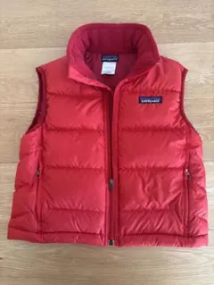 patagonia キッズ ダウンベスト XS レッド