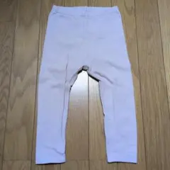 UNIQLOユニクロリブパンツ90cmスモーキーピンク長ズボン