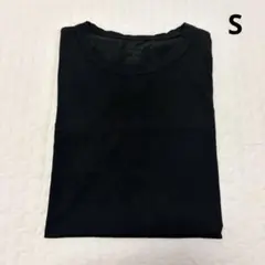 UNIQLO AIRism 半袖Tシャツ ブラック S