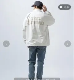 【新品】BAYFLOW ウィンドストップロゴジャケット コーチジャケット　M