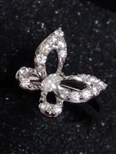 GSTV　純プラチナH＆Cダイヤモンド(リリーダイヤカット)フローレットリング GSTV 純プラチナ ダイヤモンド(リリーダイヤカット) リング D 約