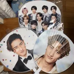 岩本照　うちわ　3枚セット SnowMan集合 うちわ