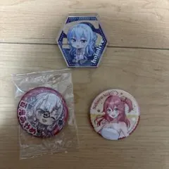 ホロライブ 缶バッジ 2点、アクスタセット