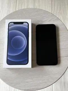 Apple iPhone 12 ブラック 64GB 本体+箱+SiMピン