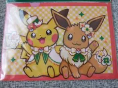 ポケパーク カントー クリアファイル 2枚 ポケモン ピカチュウ イーブイ