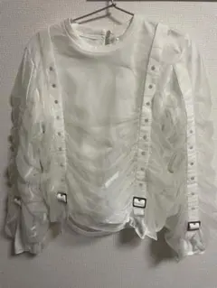 【noir kei ninomiya】 フリル付き長袖トップス/レディースXSのサムネイル