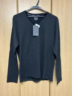 カルバンクライン　ブラック ストライプ 長袖インナー