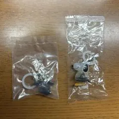 めじるしアクセサリー 2個セット スヌーピーD、黒いおばけ