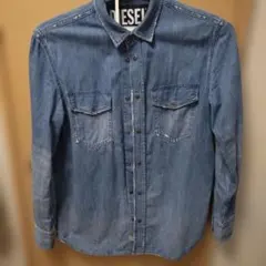 DIESEL デニムシャツ 長袖 ライトブルー