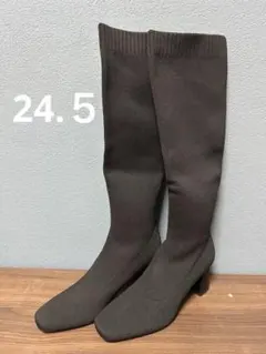 ami suzuki produce ニットロングブーツ　ブラウンLサイズ ニットロングブーツ – CRAMMY