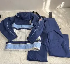⭐️スキーウェア ⭐️メンズ　フード付き ネイビー/ホワイト　Lサイズ