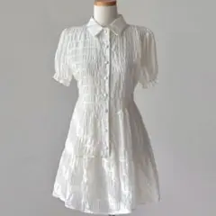 【新品未使用】 白ワンピース