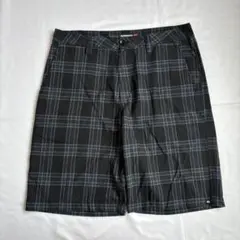 Dickies チェックワークショーツ W33 ブラック 古着 総柄 - メルカリ
