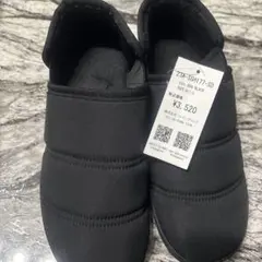 新品 ブラック スリッポン 暖か ボア