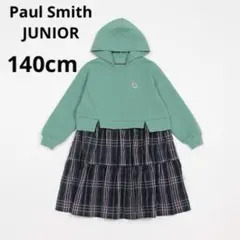 Paul SmithJUNIORチェックスカートドッキングワンピース80新品同様