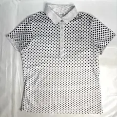 美品 and per se ポロシャツ ドット柄 ラインストーンのサムネイル