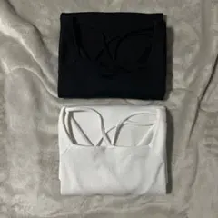 【 Anss.me 】 バックオープンTシャツ(ホワイト)のサムネイル