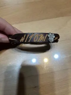 ディズニー 革 ブレスレット 名入り レザーカービング