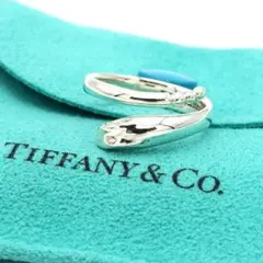 極美品 オールドティファニー リボン ピアス キャッチ社外品 シルバー925 極美品 オールドティファニー リボン ピアス キャッチ社外品