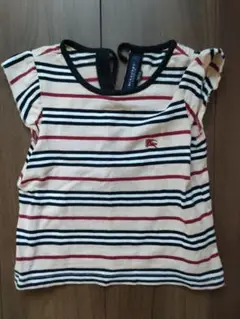 BURBERRY バーバリー ストライプ Tシャツ フリル袖 100サイズ