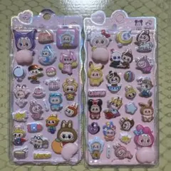 LABUBU キャラクターシール 2シートセット