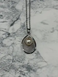 美品 アコヤ真珠 本真珠 パール ネックレス 7.3mm アクセサリー