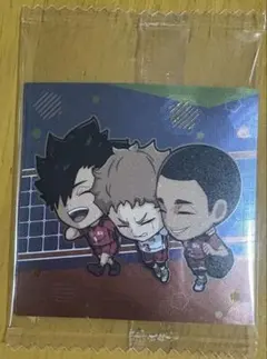 ハイキュー ウエハース シール シークレット 黒尾鉄朗 夜久衛輔 海信行 音駒