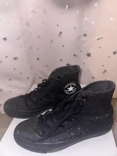 Converse グリッター ブラック ハイカットのサムネイル