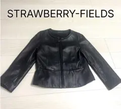 2026年最新】STRAWBERRY-FIELDS レディース ノーカラージャケットの