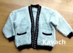 美品Kavach パール シャギーニット カーディガン フリーサイズのサムネイル