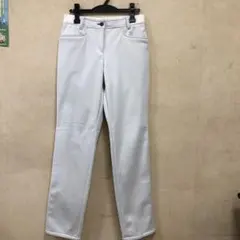 マンシングウエアレディスゴルフパンツ裏起毛Lホワイト