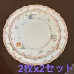 【希少】ノリタケ　ダイヤモンドコレクション　メゾンフルール　プレート4枚